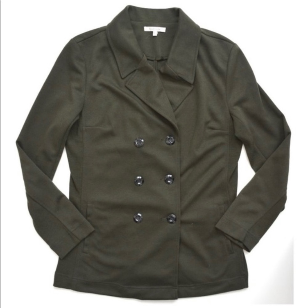41 HAWTHORN | Stitch Fix LONDYN Olive Knit Coat M